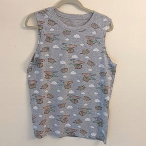 Pusheen sleeveless t shirt. Small